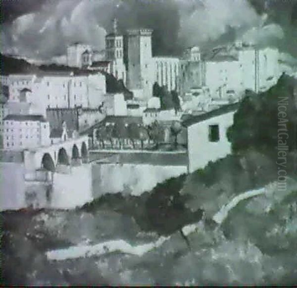 Avignon Oil Painting by Herrmann Lismann