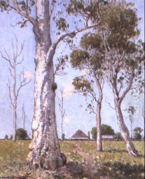 The Homestead Oil Painting by William Lister-Lister