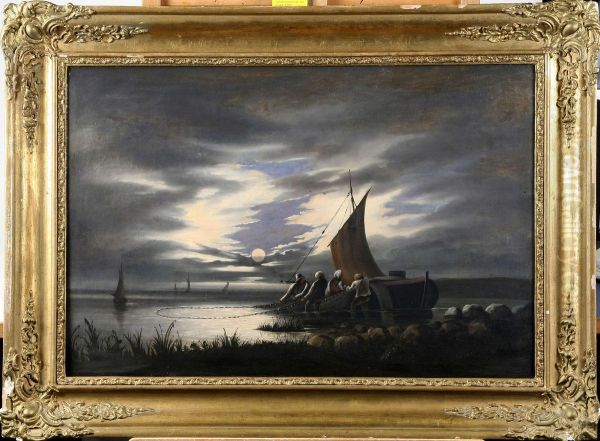 Tillskirven Oil Painting by Carl Stephan Bennet