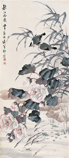 Flowers Oil Painting by  Liu Bin