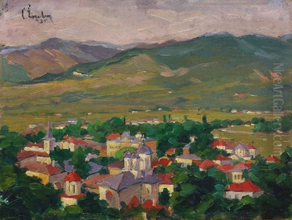 View Of Valcea Oil Painting by Corneliu Liuba