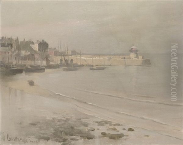 St. Ives Oil Painting by William Samuel Henry (Sir) Llewellyn