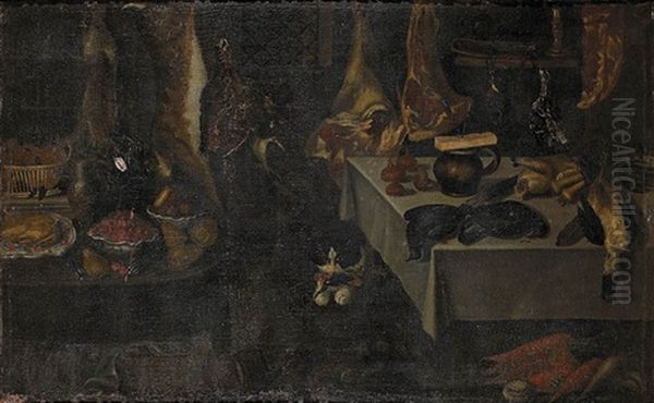 Interieur De Cuisine Oil Painting by Alessandro de Loarte