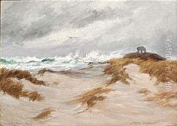 Grenen Oil Painting by Carl Ludvig Thilson Locher