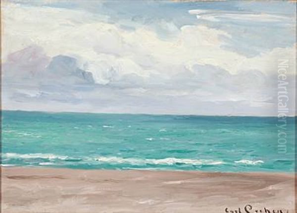 Skagen Sonderstrand. Maj Oil Painting by Carl Ludvig Thilson Locher