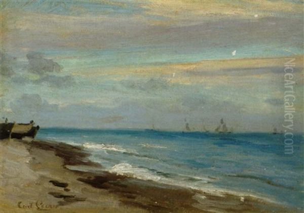 Skagens Sonderstrand by Carl Ludvig Thilson Locher