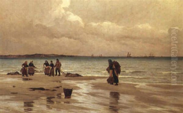 L+gvatten Oil Painting by Carl Ludvig Thilson Locher