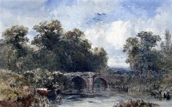 In Surrey Oil Painting by William James Bennett