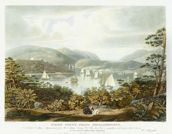 Westpoint From Phillipstown Oil Painting by William James Bennett