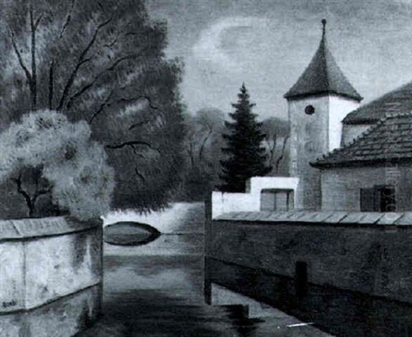 Kottingbrunn Oil Painting by Alfred Loeb