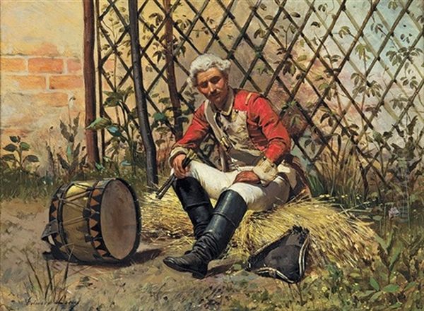 Resting Drummer by Edward Loevy