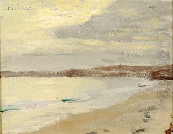 Coastal Scenes (2 Works) Oil Painting by Robert Henry Logan