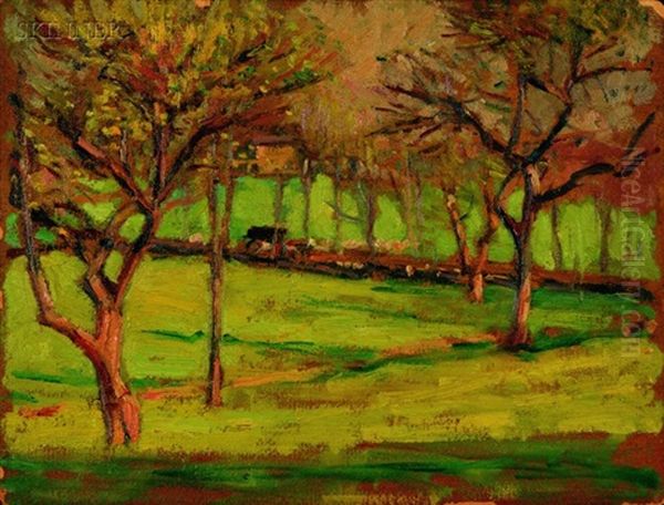 Landscapes (set Of 3) Oil Painting by Robert Henry Logan