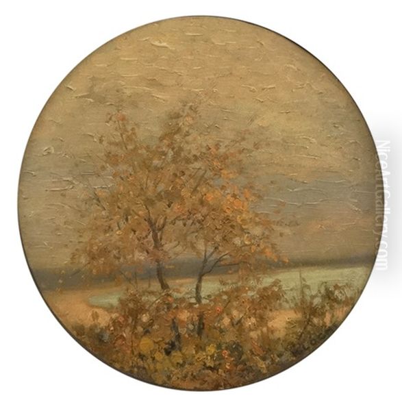 Autumn Oil Painting by Kimon Loghi