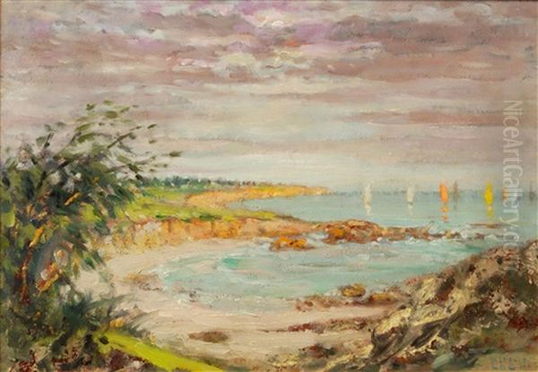 In Bretagne Oil Painting by Kimon Loghi