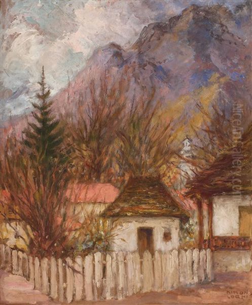 Casa La Munte Oil Painting by Kimon Loghi