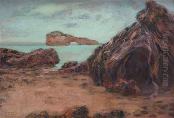 Stanci La Biarritz Oil Painting by Kimon Loghi