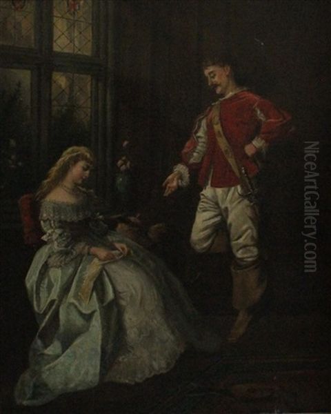 The Proposal Oil Painting by William Logsdail