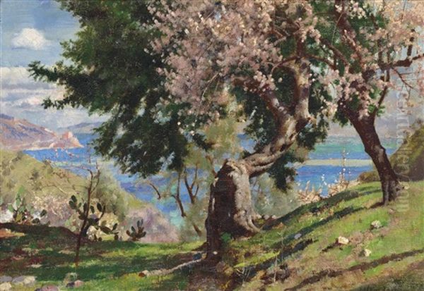 Spring On The Coast Oil Painting by William Logsdail