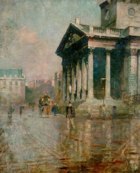 St. Martin-in-the-fields Oil Painting by William Logsdail