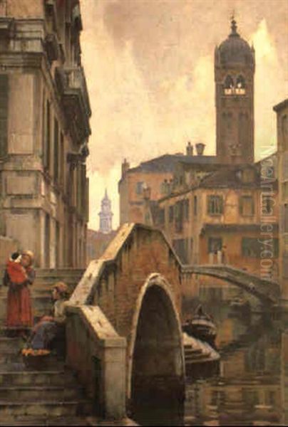 Sta. Fosca, Venice Oil Painting by William Logsdail