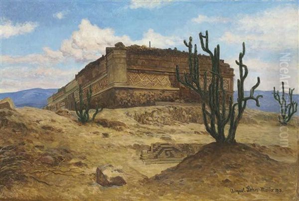 Mitla Oil Painting by August Loehr