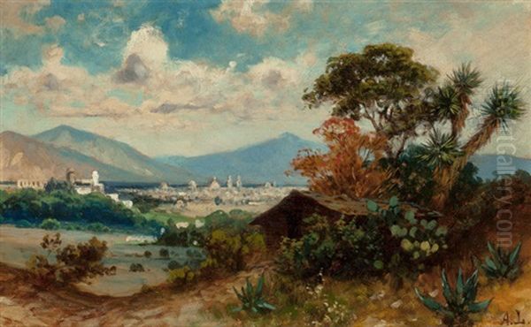 Mexico Oil Painting by August Loehr