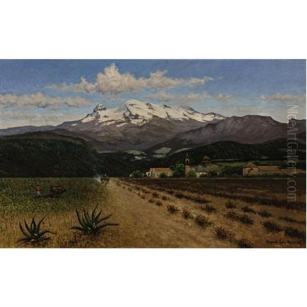 Iztlazihuatl Oil Painting by August Loehr