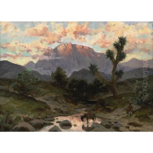 Paisaje Mexicano Oil Painting by August Loehr