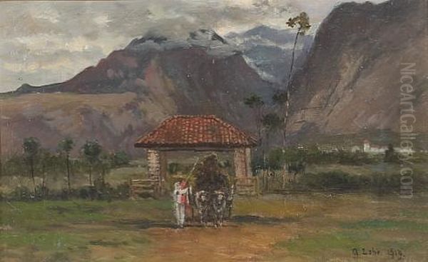 Pico De Orizaba Oil Painting by August Loehr