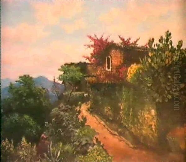 Paisaje Mexicano Oil Painting by August Loehr