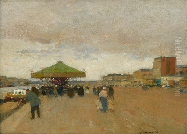 Le Caroussel Oil Painting by Luigi Loir