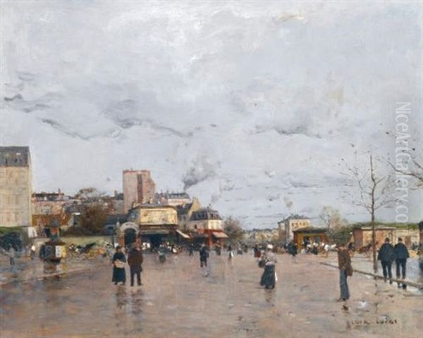 La Porte De Chatillon, Paris Oil Painting by Luigi Loir