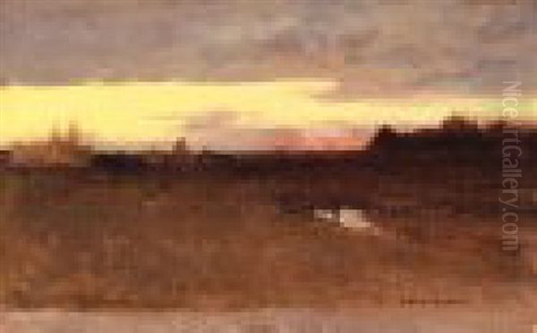 Couche De Soleil Oil Painting by Luigi Loir