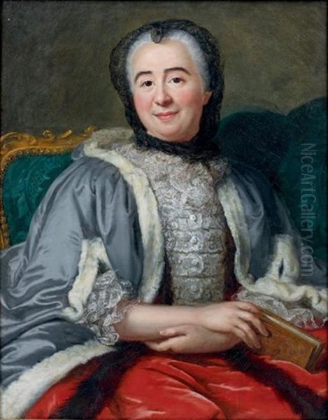 Portrait De Marie Rey, Premiere Duchesse De Fleury Oil Painting by Marianne Loir