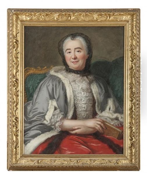 Portrait De Marie Rey, Premiere Duchesse De Fleury by Marianne Loir