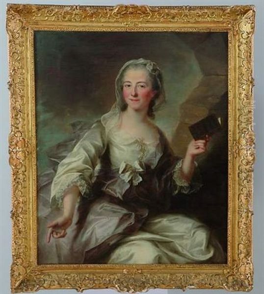 Portrait De La Comtesse De La Ferriere Oil Painting by Marianne Loir