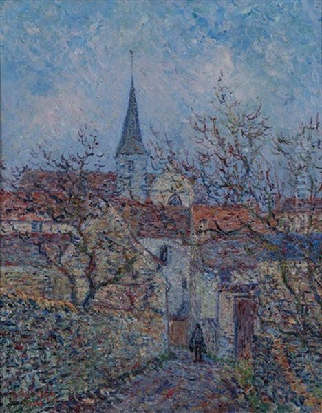 The Baptism Of Christ Oil Painting by Gustave Loiseau