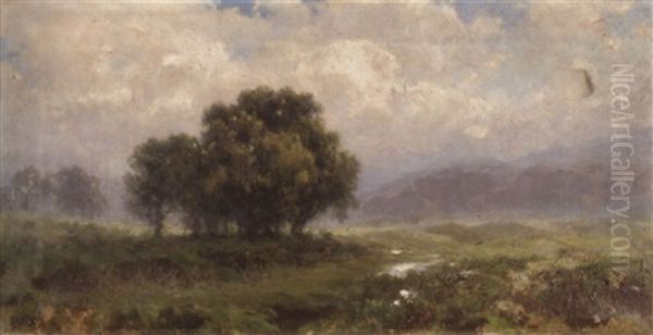 Landschaft Bei Agrigent Oil Painting by Francesco (Luigi) Lojacono