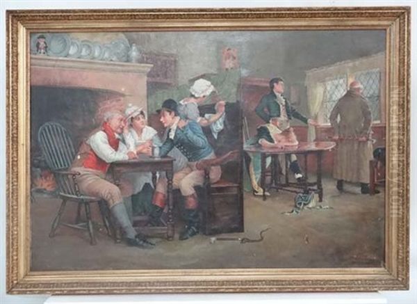 The Story Of The Elopement Oil Painting by John Arthur Lomax