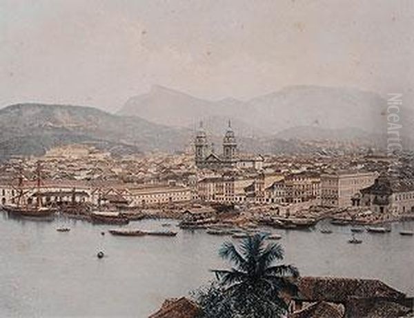 Panorama De Rio De Janeiro Oil Painting by Philippe Benoist