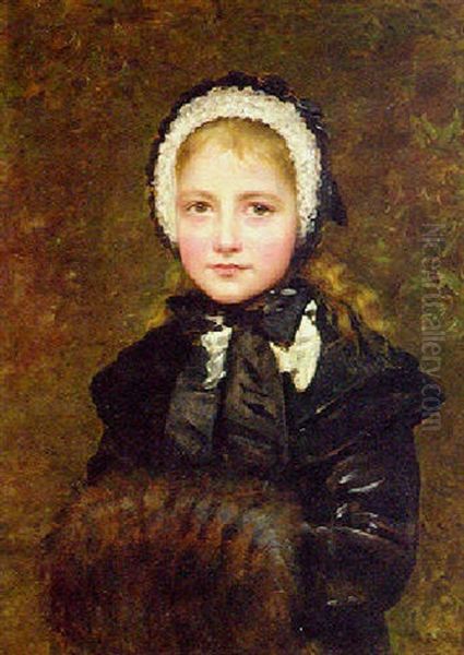 Little Maud Oil Painting by Edwin Long