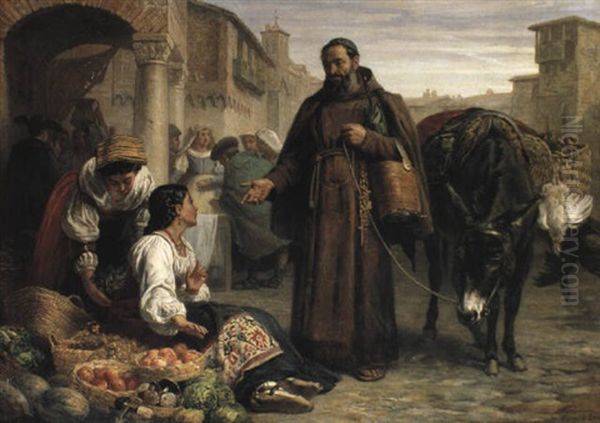 Begging For The Monastery by Edwin Long