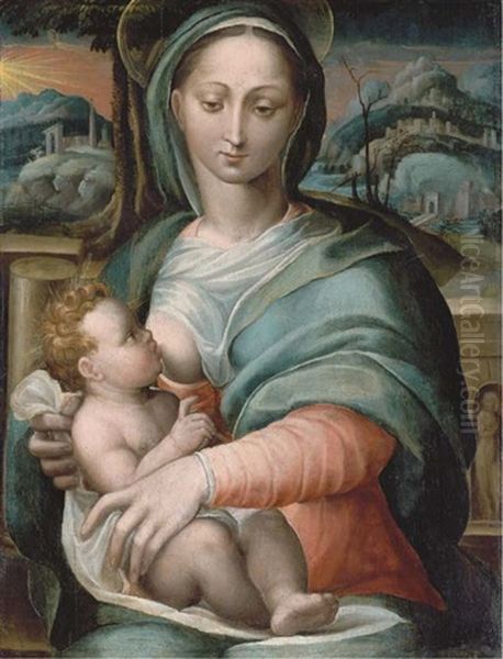 The Madonna And Child Oil Painting by Barbara Longhi