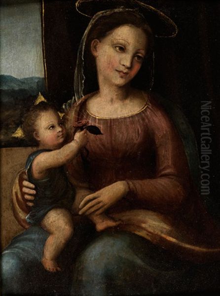 Madonna Mit Kind Oil Painting by Lucca Longhi