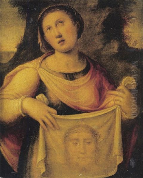 Saint Veronique Oil Painting by Lucca Longhi