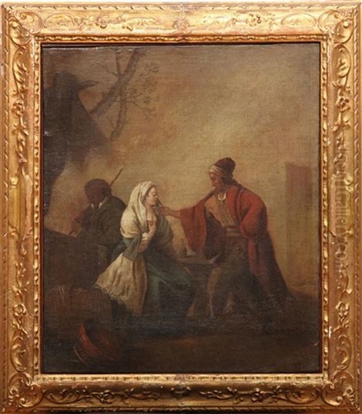 The Recruitment Oil Painting by Pietro Longhi