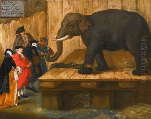 The Elephant Oil Painting by Pietro Longhi