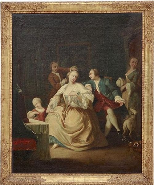 The Toilette Oil Painting by Pietro Longhi