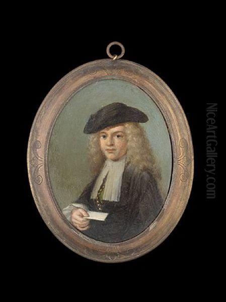 Portrait Of A Gentleman In Clerical Dress With A Black Tricorn Hat Oil Painting by Pietro Longhi